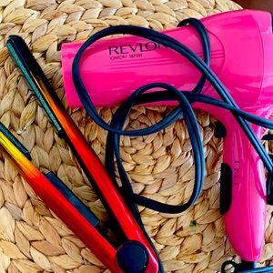 revlon hair dryer and straightener